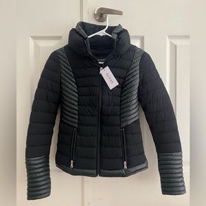 NWT Guess Women’s Black Puffer Jacket “Aurora” jacket XS